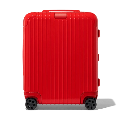 Rimowa Essential Cabin Plus Carry-on Suitcase In Red Gloss - Polycarbonate - 22,1x17,8x9,9