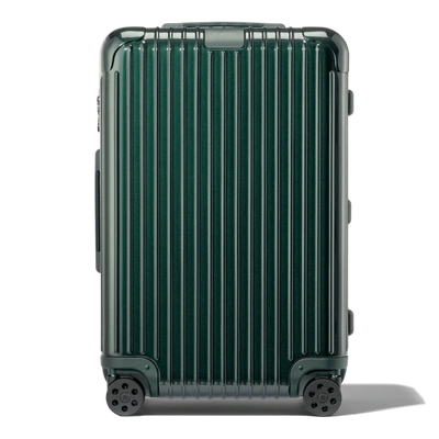 Rimowa Essential Check-in M Suitcase In Green - Polycarbonate - 26,4x17,8x9,5