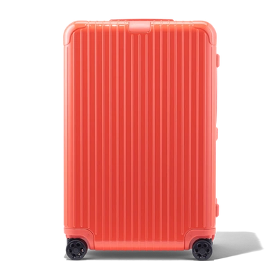 Rimowa Essential Check-in L Suitcase In Coral Red - Polycarbonate - 30,6x20,5x11,1