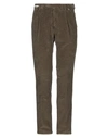 Paoloni Casual Pants In Military Green