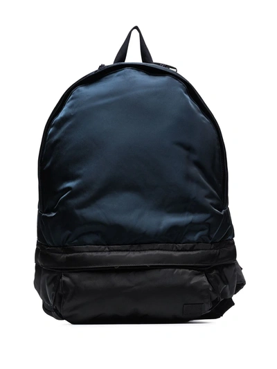 Sacai Black Colour Combo Backpack In Blue