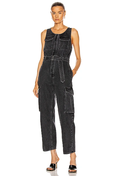 Agolde Elin Denim Jumpsuit In Photogram