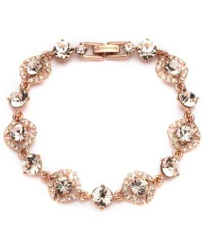 Givenchy Crystal Flex Bracelet In Rose Gold