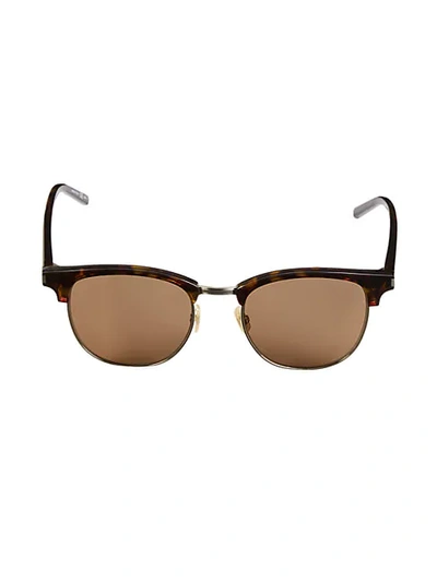Saint Laurent 52mm Half-rim Sunglasses