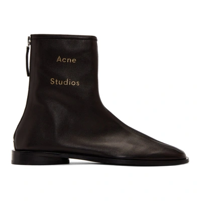 Acne Studios Fn-wn Ankle Boots Ad0098-ax0 In Black