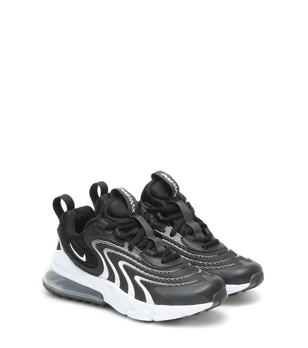 Nike Air Max 270 React Eng Big Kidsa Shoe In Black Grey White Modesens