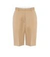 The Row Marco High-rise Twill Shorts In Beige