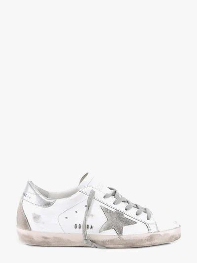 Golden Goose Superstar In Silver