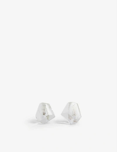 Monies Monterrey Acrylic Earclip Earrings In Clear