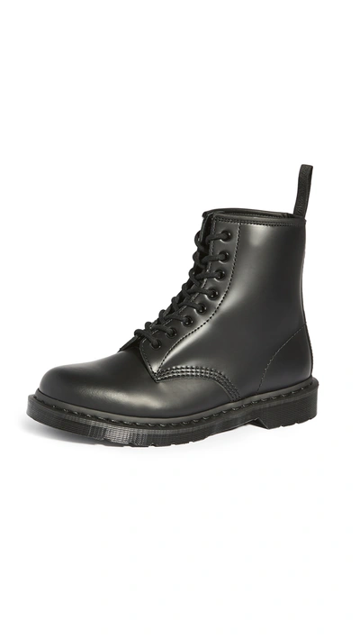 Dr. Martens' 1460 Mono 8-eye Boots In Black