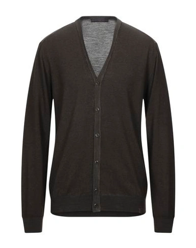 Trussardi Jeans Cardigan In Dark Green