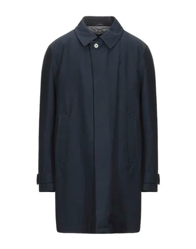 Allegri Overcoats In Dark Blue