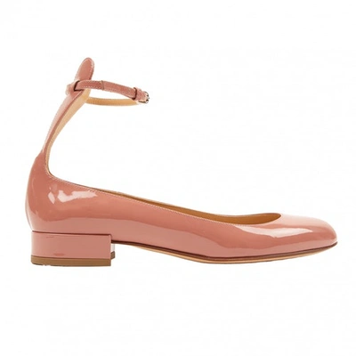 Pre-owned Francesco Russo Patent Leather Ballet Flats In Pink