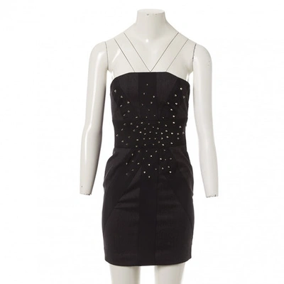 Pre-owned Jay Ahr Wool Mid-length Dress In Black