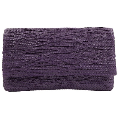 Pre-owned Jay Ahr Leather Clutch Bag In Purple