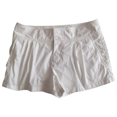 Pre-owned Catherine Malandrino White Cotton Shorts