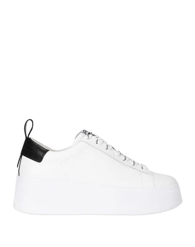 leather platform trainers