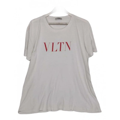 Pre-owned Valentino White Cotton T-shirts