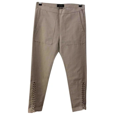 Pre-owned Isabel Marant Trousers In Beige