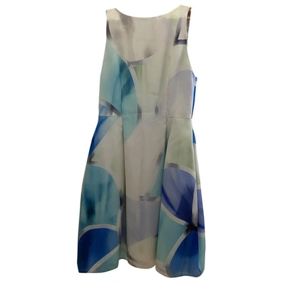 Pre-owned Armani Collezioni Silk Mid-length Dress In Multicolour