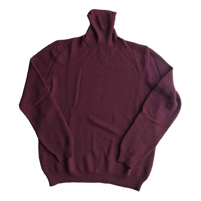 Pre-owned Zanone Burgundy Wool Knitwear & Sweatshirts