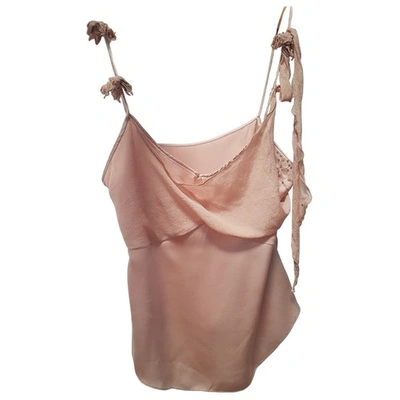 Pre-owned Patrizia Pepe Silk Camisole In Pink