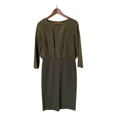 Pre-owned Moschino Cheap And Chic Mid-length Dress In Khaki