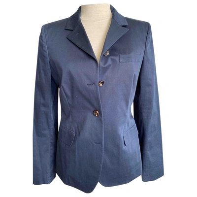 Pre-owned Luciano Barbera Navy Cotton Jacket