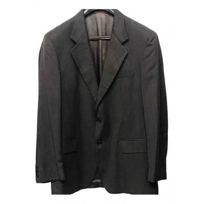 Pre-owned Emanuel Ungaro Wool Waistcoat In Grey