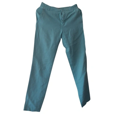 Pre-owned Comptoir Des Cotonniers Straight Pants In Green