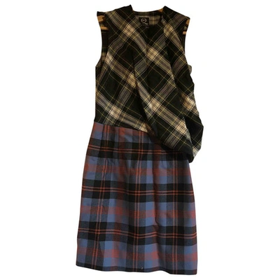 Pre-owned Mcq By Alexander Mcqueen Multicolour Tweed Dress