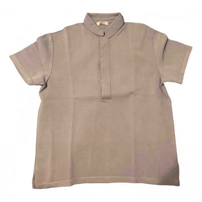 Pre-owned Valentino Polo Shirt In Anthracite
