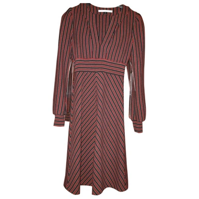 Pre-owned Diane Von Furstenberg Wool Mid-length Dress In Multicolour