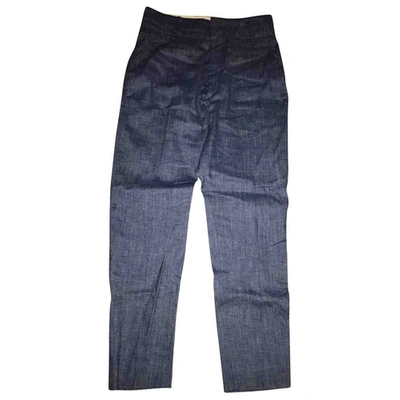 Pre-owned Isabel Marant Étoile Linen Short Pants In Blue