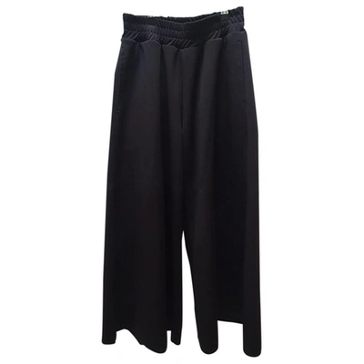 Pre-owned Neul Straight Pants In Black