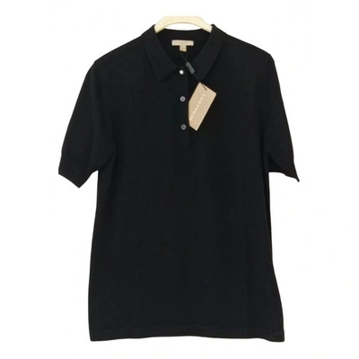 Pre-owned Burberry Wool Polo In Black