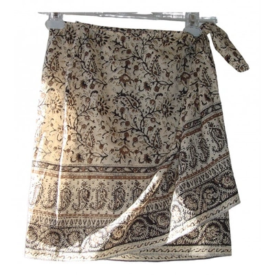 Pre-owned Emanuel Ungaro Skirt In Beige