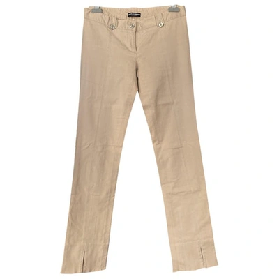 Pre-owned Dolce & Gabbana Short Trousers In Beige