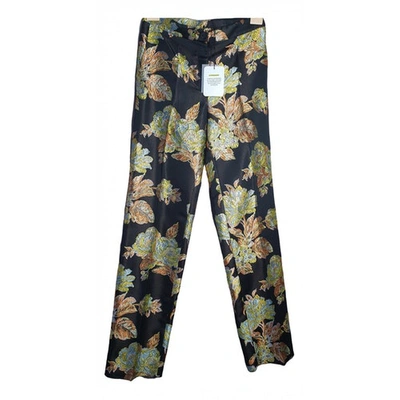 Pre-owned Blumarine Straight Pants In Multicolour