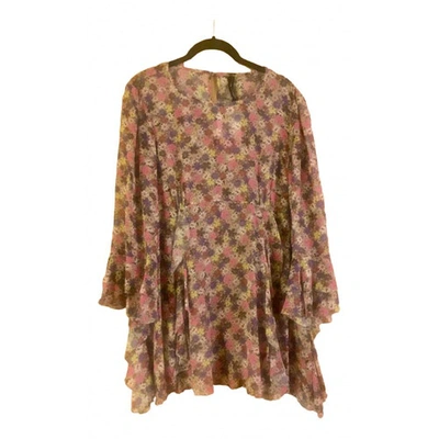 Pre-owned Marc Cain Silk Blouse In Multicolour