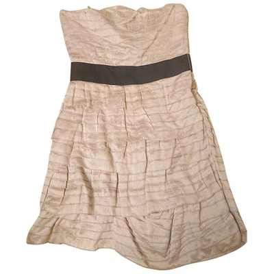 Pre-owned Reiss Mini Dress In Pink