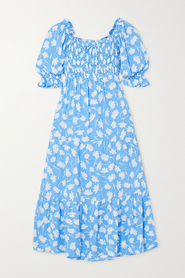 faithfull jeanne midi dress