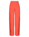 Theory Casual Pants In Orange