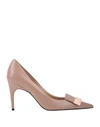 Sergio Rossi Pumps In Pastel Pink