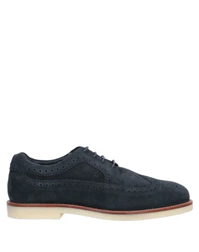 Hogan Lace-up Shoes In Blue