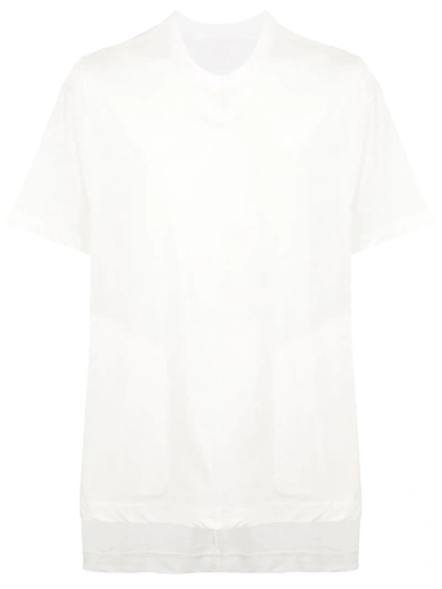Julius Oversized Crew-neck T-shirt In White