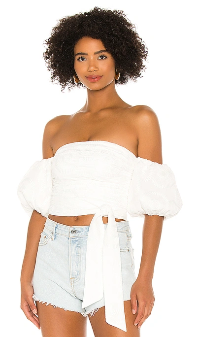 House Of Harlow 1960 X Revolve Leya Top In White