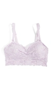 Cosabella Never Say Never Mommie Nursing Bralette In Tuscan Lavender