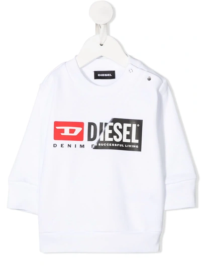 Diesel Babies' Kids Sweatshirt Sgirkcutyb For For Boys And For Girls In White