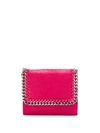 Stella Mccartney Falabella Wallet In Pink